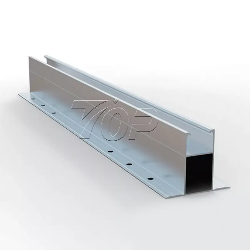 Система Minirail для трапецієподібного металевого даху сонячна